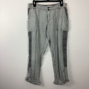 Hei Hei Marlena Linen Lace Pants Size 27